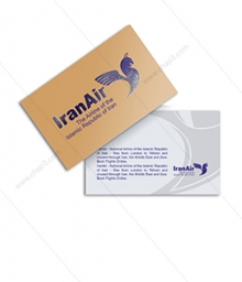 کارت ویزیت لمینیت مات یووی شنی 6*9 دورتیز